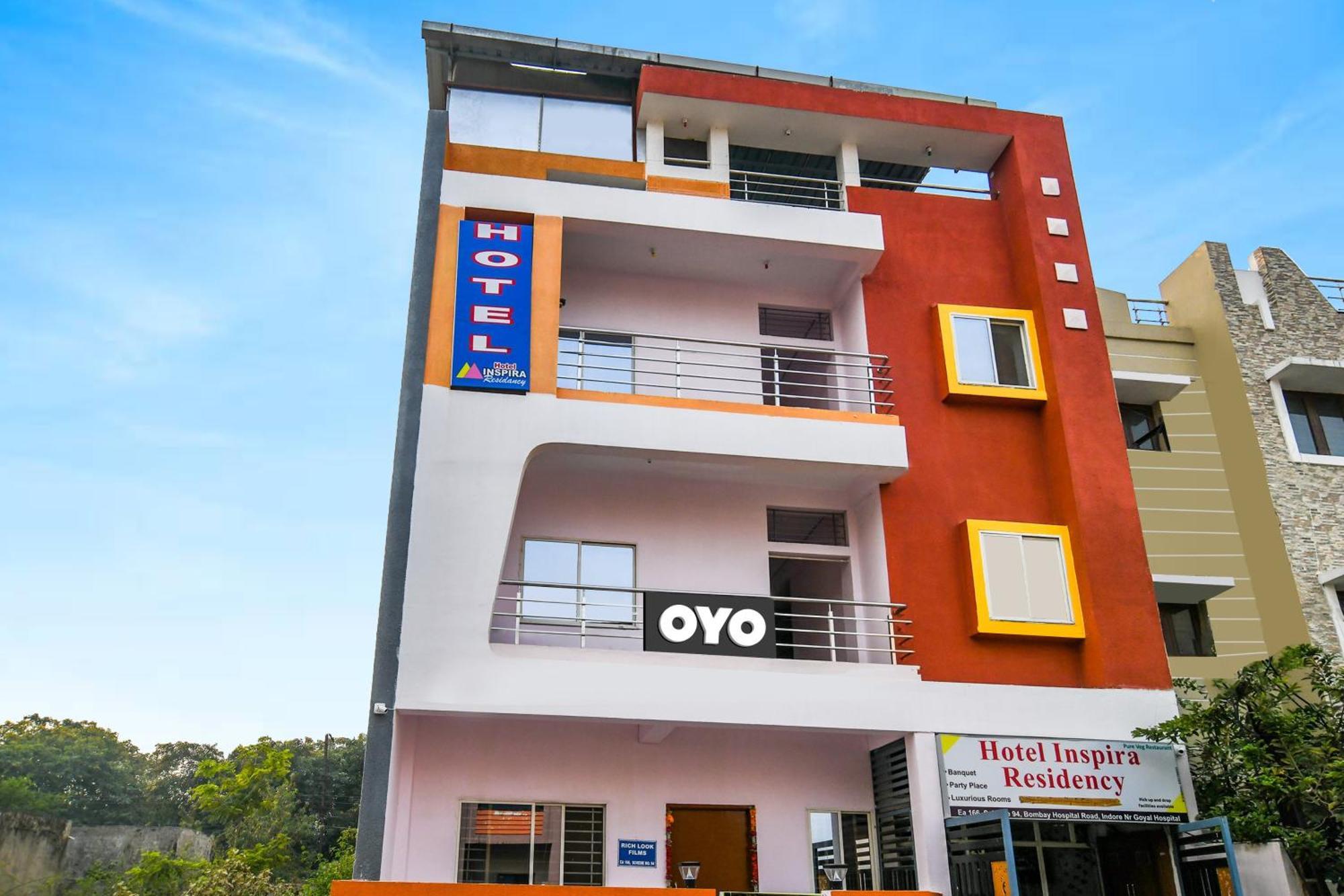 אינדורה Oyo Hotel Inspira Residency מראה חיצוני תמונה