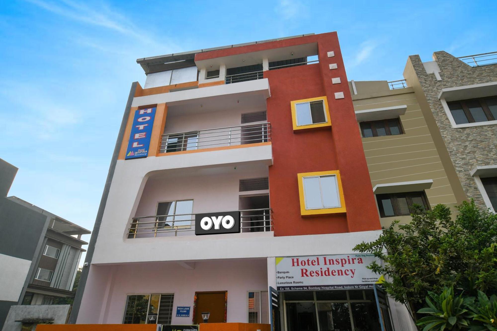 אינדורה Oyo Hotel Inspira Residency מראה חיצוני תמונה